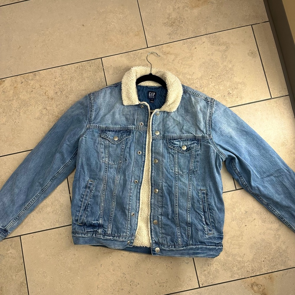GAP HEAVYWEIGHT JENIM LINED JACKET